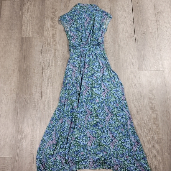 Maeve | Anthropologie Bristol Paisley Blue Maxi Dress - Picture 7 of 13